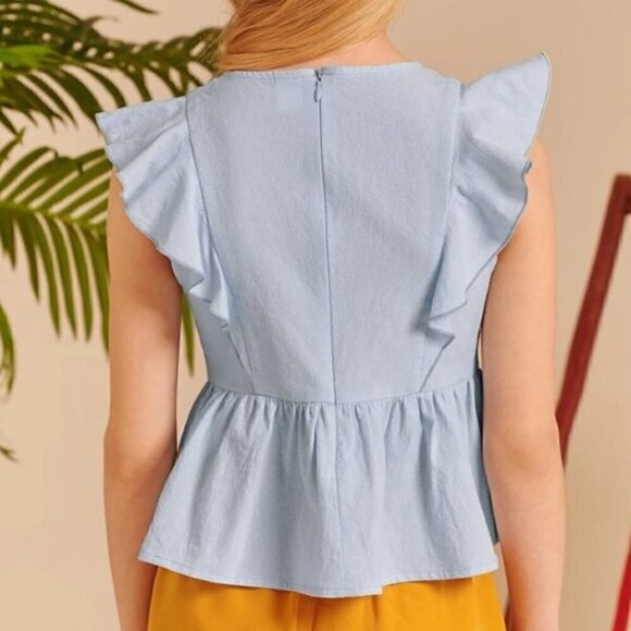 𝅺GIRL Floral Blouses Size 7Y - Picture 6 of 13